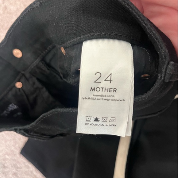 Mother Insider Crop Step Fray Guilty Racer Jeans size 24 - Picture 10 of 11